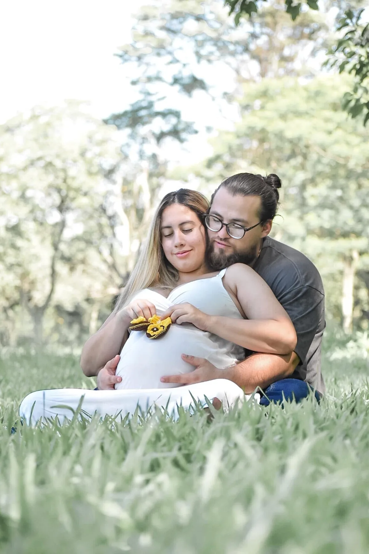 Pareja esperando un bebé